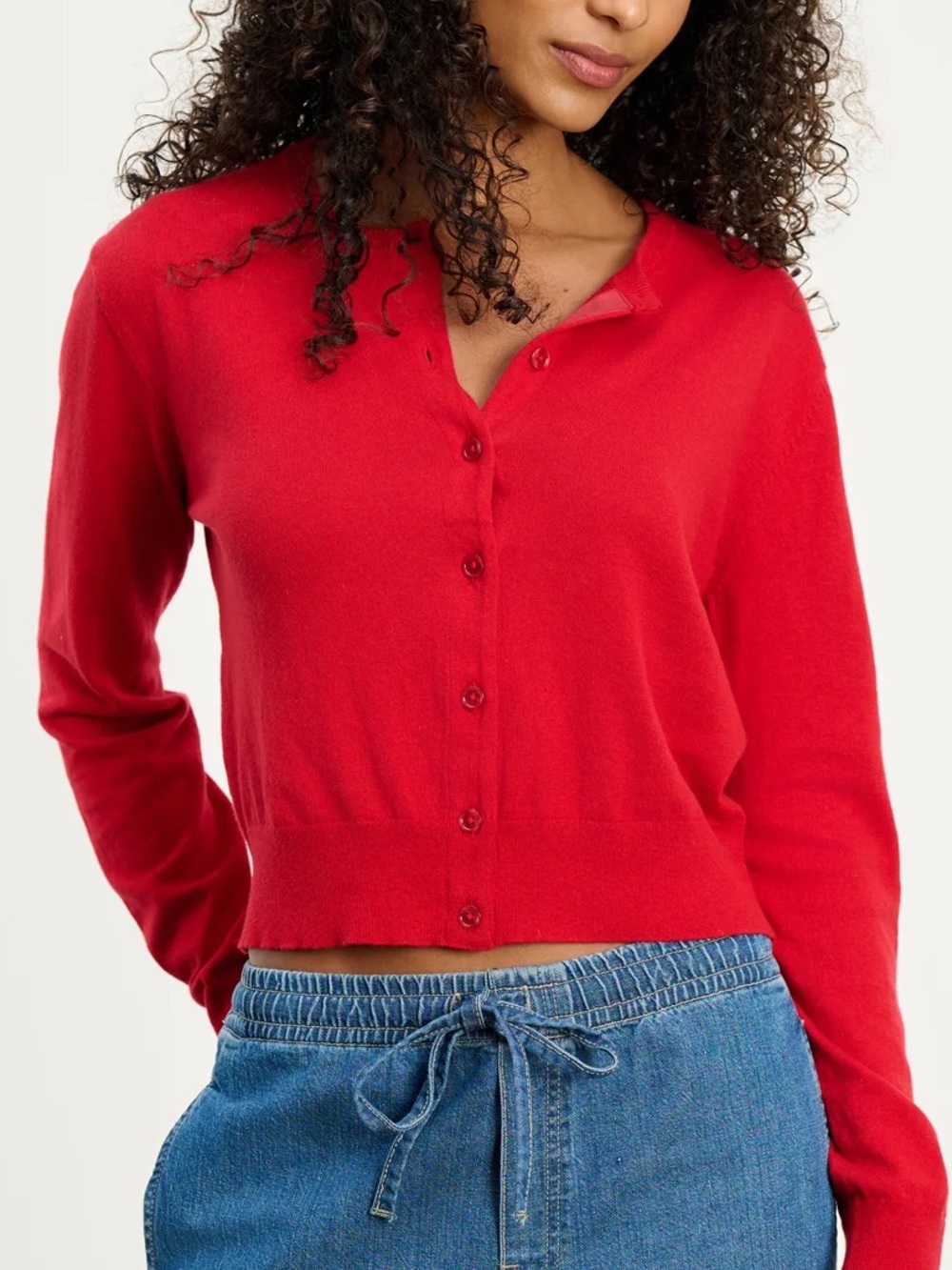 Velvet by Graham & Spencer Cropped Violette Cardigan